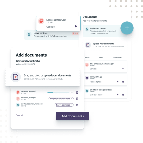 Secure document storage wit Lawyerlink